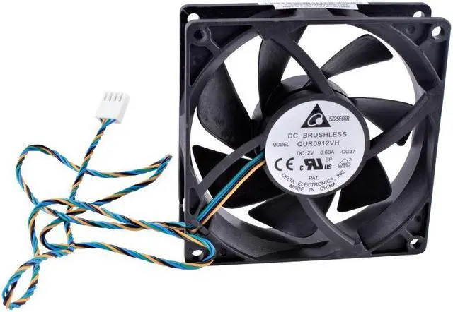 Main image of QUR0912VH 9CM 92X92X25mm 12V 0.60A 4 lines pwm large air volume computer CPU radiator fan Mini water cooling fan