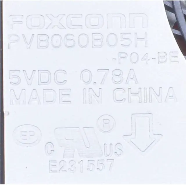Alt view image 2 of 4 - PVB060B05H-P04-BE 5V 0.78A OMPHWF notebook built-in cooling fan