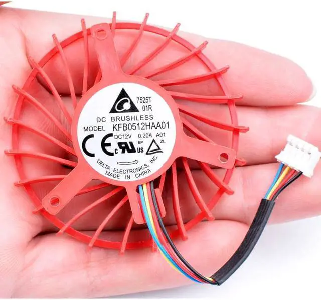 Alt view image 3 of 4 - KFB0512HAA01 12V0.20A  public version FirePro W7100 graphics card cooling fan