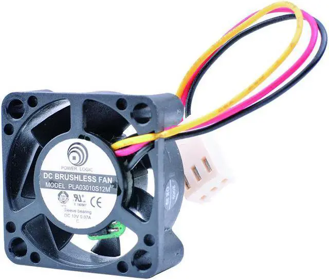 Alt view image 2 of 4 - PLA03010S12M 3cm 30mm fan 3010 12V 0.07A Router Network Box Micro Cooling Fan
