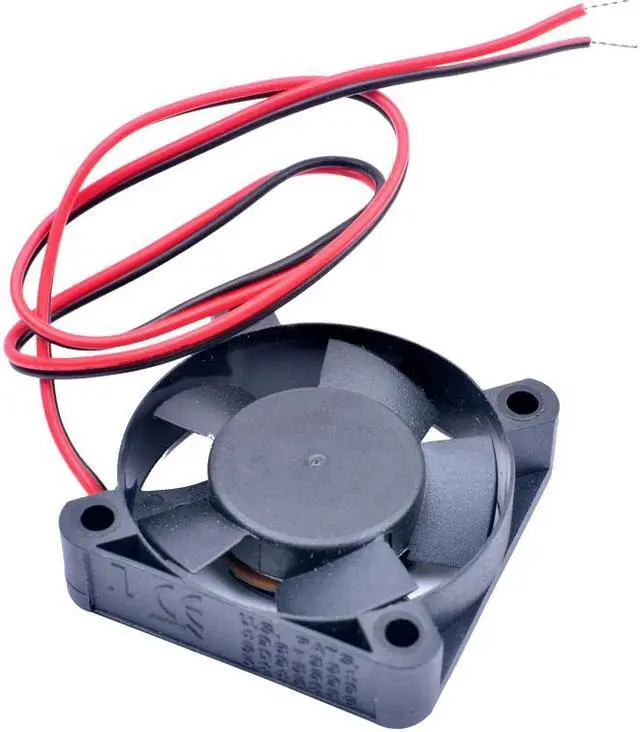 Alt view image 2 of 4 - KD1204PFS2 4cm 4010 40x40x10mm 40mm fan 12V 1.1W ball bearing two-line cooling fan