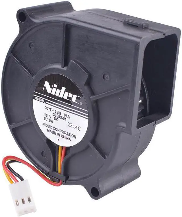 Main image of D07F-12BG 7530 75mm fan 7.5cm 12V 0.10A Silent centrifugal turbine blower fan
