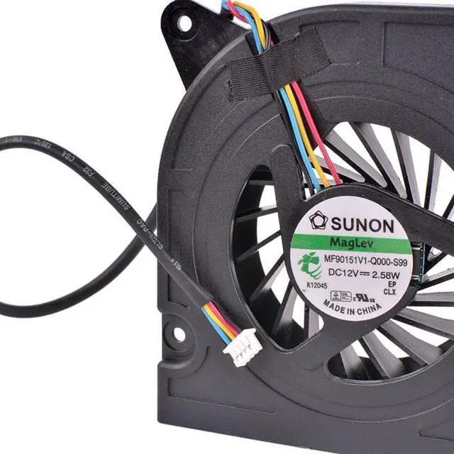 Alt view image 2 of 4 - MF90151V1-Q000-S99 1323-009X000 12V 2.58W 4-line turbine blower integrated cooling fan