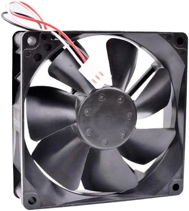 Alt view image 3 of 4 - 3610KL-04W-B69 9cm 9025 9225 12V 0.56A Double ball bearing air volume server chassis cooling fan