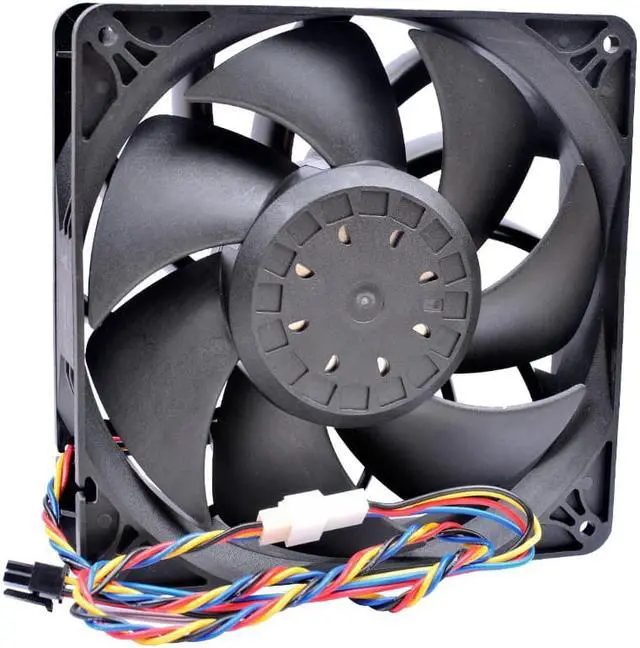Alt view image 3 of 4 - 14038 14cm 140x140x38mm 140mm fan DC12V 3.60A 4 lines large air volume suitable for supercomputer server chassis cooling fan