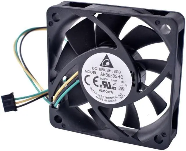 Alt view image 3 of 6 - 6CM 60mm fan 60x60x15mm  AFB0605HC 5V 0.40A Double ball bearing large air volume cooling fan