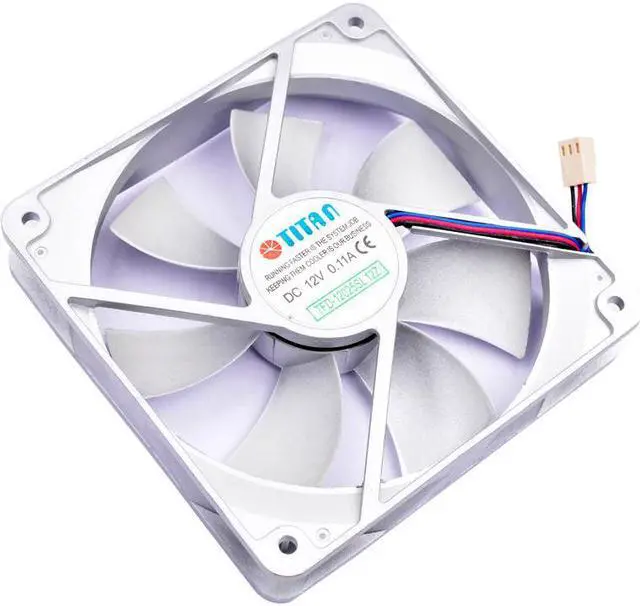 Main image of 12cm 120mm fan 120x120x25mm 12025 12V 0.11A Silver fan 3 lines speed monitoring Quiet cooling fan suitable for chassis CPU