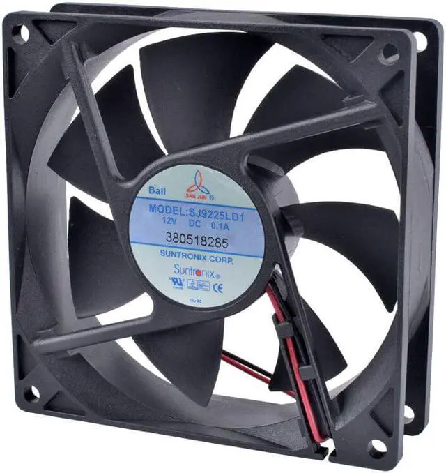 Alt view image 4 of 4 - SJ9225LD1 9cm 90mm 92mm fan 9025 9225 92x92x25mm 12V 0.10A Double ball bearing super quiet cooling fan
