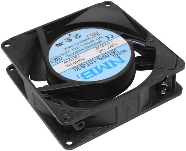 Alt view image 5 of 5 - New and  3610PS-10T-B30 9cm 92mm 9025 92x92x25mm AC 100V 13W Double ball bearing plug type AC cabinet cooling fan