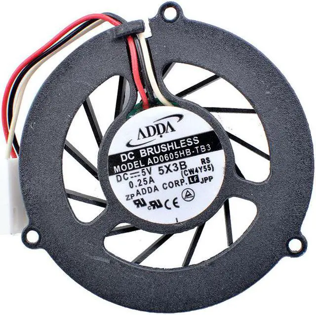 Main image of AD0605HB-TB3 Notebook Fan E255 Fan DC 5V 0.25A Double ball bearing