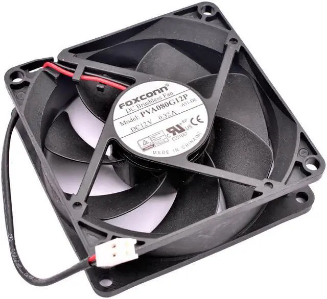 Main image of PVA080G12P 8cm 8025 80mm fan 80x80x25mm DC12V 0.32A power supply video recorder high air volume cooling fan