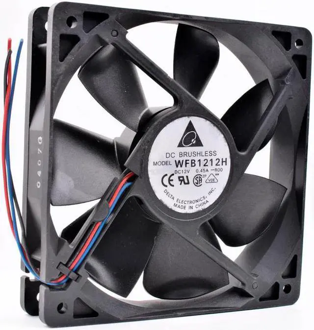 Main image of WFB1212H-R00 12cm 12025 120mm fan DC12V 0.45A stall alarm large air volume computer chassis power cooling fan