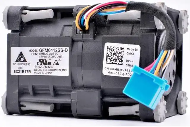 Alt view image 2 of 4 - GFM0412SS-D 8MRJC-A02-00 4cm 4056 12V 2.00A server cooling fan