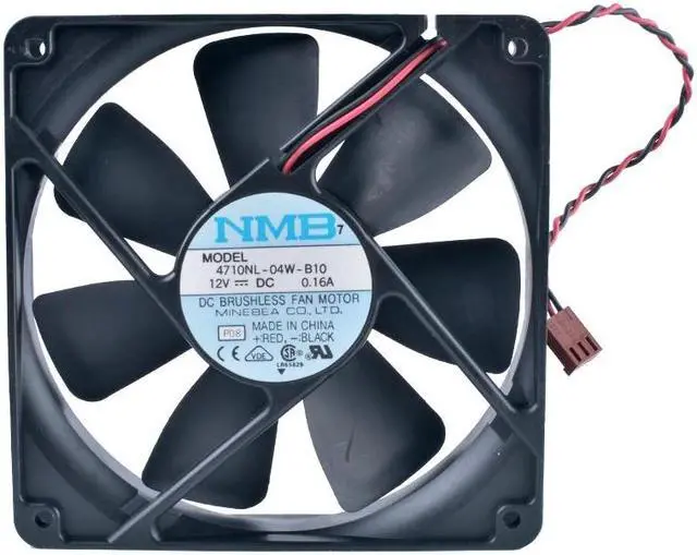 Alt view image 4 of 4 - 4710NL-04W-B10 12cm 120mm fan 12025 12V 0.16A Computer chassis power double ball bearing mute cooling fan