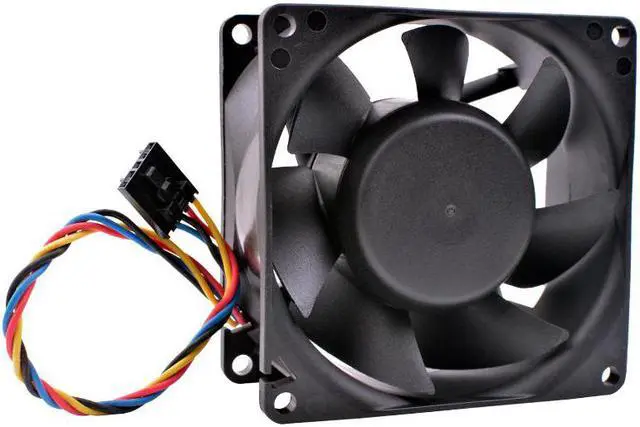 Alt view image 2 of 4 - PMD1208PMB1-A 8cm 80mm fan 8038 12V 9.1W Double ball bearing server large air volume cooling fan