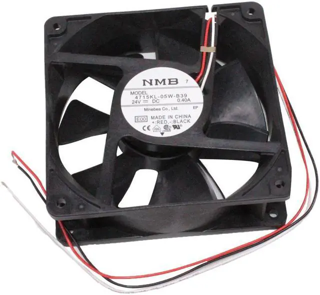 Alt view image 2 of 4 - New and  4715KL-05W-B39 12cm 120mm 12038  DC 24V 0.40A CNC lathe inverter fan communication equipment cooling fan