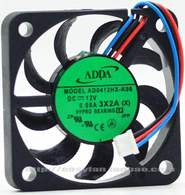 Main image of COOLING REVOLUTION AD0412HX-K96 4cm 40mm fan 4006 12V 0.08A 3-wire slim and quiet cooling fan