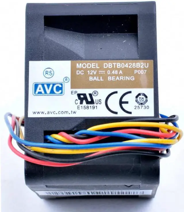 Alt view image 3 of 4 - DBTB0428B2U 4cm 4028 40x40x28mm DC12V 0.48A 4 lines server power supply large air volume cooling fan