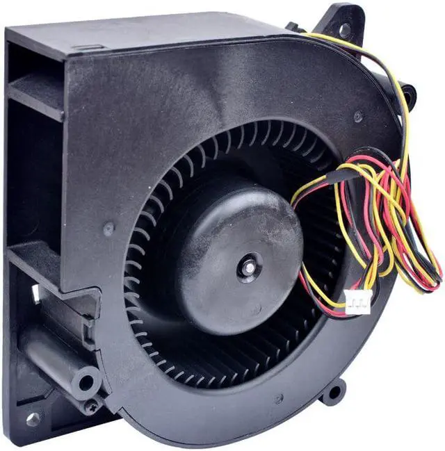 Alt view image 4 of 4 - D12F-12BM 12B 12cm 120mm blower 120X120X32mm DC12V 0.83A 3 lines double ball centrifugal turbo blower projector cooling fan