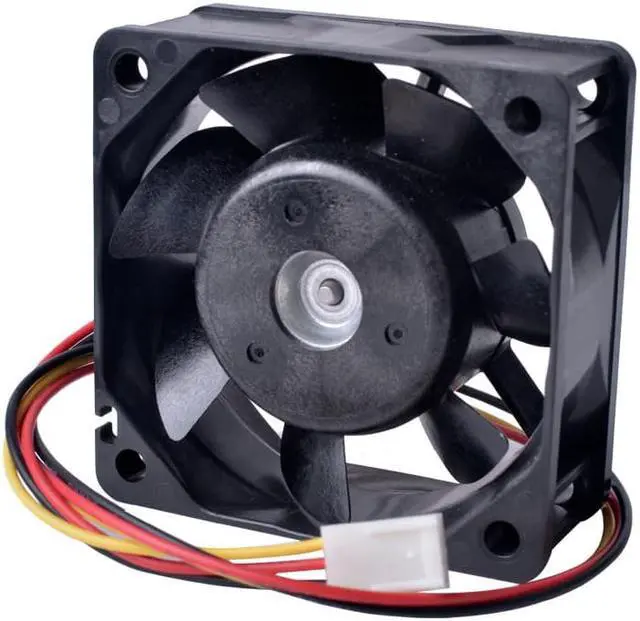 Alt view image 3 of 5 - 109R0612J401 60mm fan 6025 60x60x25mm 12V 0.47A Double ball bearing large air volume cooling fan
