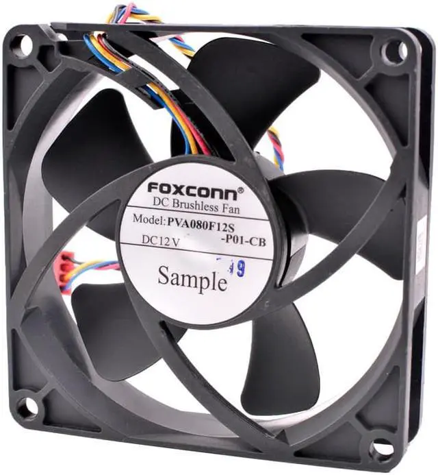 Alt view image 2 of 4 - Product PVA080F12S 8cm 8020 80x80x20mm 80mm fan DC12V 4 lines pwm computer chassis motherboard CPU cooling fan