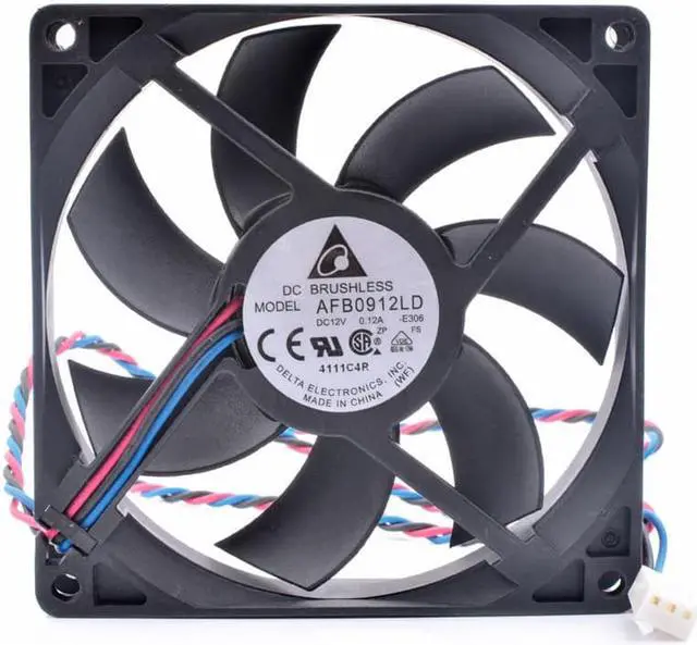 Alt view image 2 of 4 - AFB0912LD 9cm 9020 92x92x20mm 12V 0.12A chassis power supply quiet cooling fan