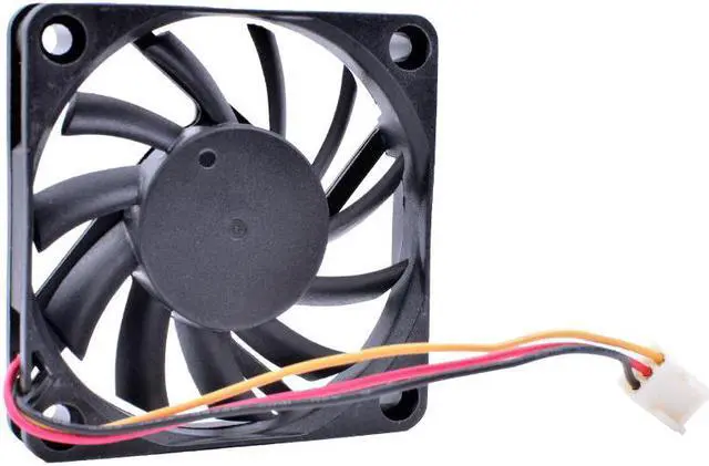 Alt view image 3 of 4 - FD126010LB 6cm 60mm 6010 12V 0.14A  Computer CPU 3pin Silent Cooling Fan