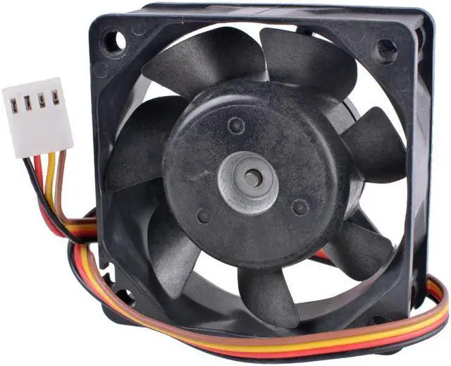 Alt view image 4 of 4 - 109R0612P4J07 6cm 6025 60mm fan 12V 0.47A Double ball bearing 4-wire 4pin PWM high volume air cooling fan