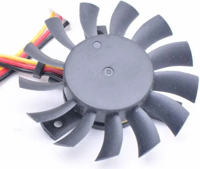 Alt view image 3 of 5 - DFS500912M 12V 1.6W diameter 45mm hole distance 27mm industrial computer router heat sink graphics card cooling fan