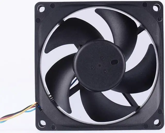 Alt view image 4 of 5 - AUB0812VH 80mm fan 8cm 80x80x25mm DC12V 0.41A 4 lines cooling fan for projector