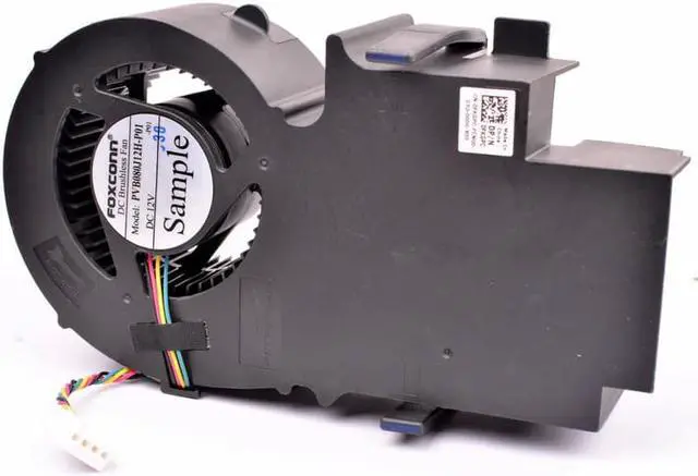 Alt view image 2 of 4 - PVB080J12H-P01 12V All-in-one computer centrifugal turbo blower cooling fan