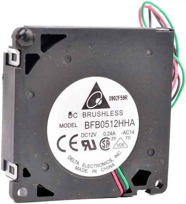 Main image of BFB0512HHA 5cm 50mm fan 50x50x10mm DC12V 0.24A 3 lines ball bearing large air volume turbo blower cooling fan