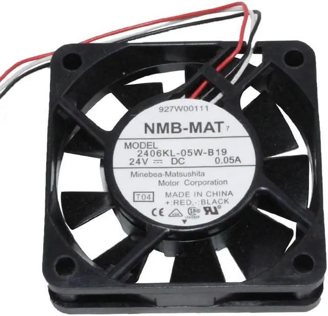 Alt view image 2 of 4 - New and  2406KL-05W-B19 6cm 60mm 6015 DC 24V 0.05A Double ball bearing mute inverter cooling fan