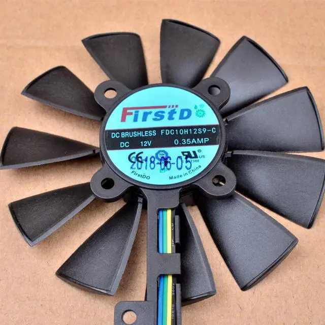 Alt view image 2 of 4 - FDC10H12S9-C 87MM ASS GTX980 Ti R9 390X 390 GT 12V 0.35A 5pin Cooling fan for graphics card