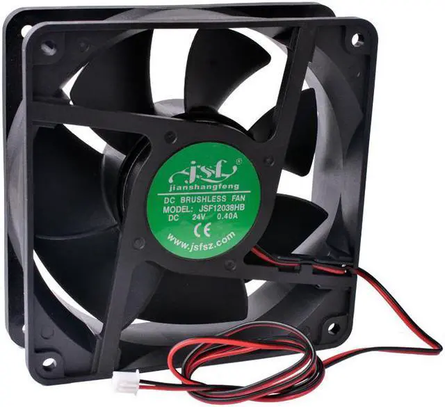 Main image of 12038 120x120x38mm 120mm fan 24V 0.45A Two - line Double ball bearing large air volume inverter cooling fan