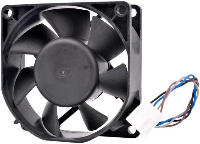 Alt view image 2 of 4 - PAI070G12H 7cm 7025 70mm 70x70x25mm DC12V 0.90A 4 lines computer case CPU high air volume cooling fan