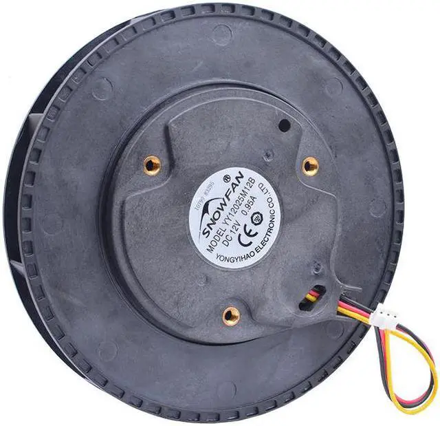 Main image of YY12025M12B 12cm 120mm 12V 0.95A circular vacuum cleaner centrifugal turbo blower cooling fan for car air purifier