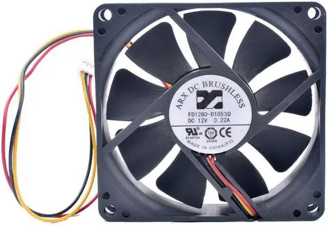 Main image of FD1280-D1053D 8cm 80mm 80x80x20mm DC12V 0.22A 3 line cooling fan for inverter case