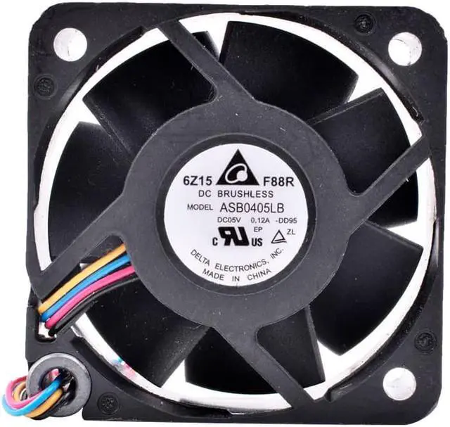 Alt view image 3 of 4 - ASB0405LB 4cm 4015 40x40x15mm DC5V 0.12A Xbox Kinect game console cooling fan