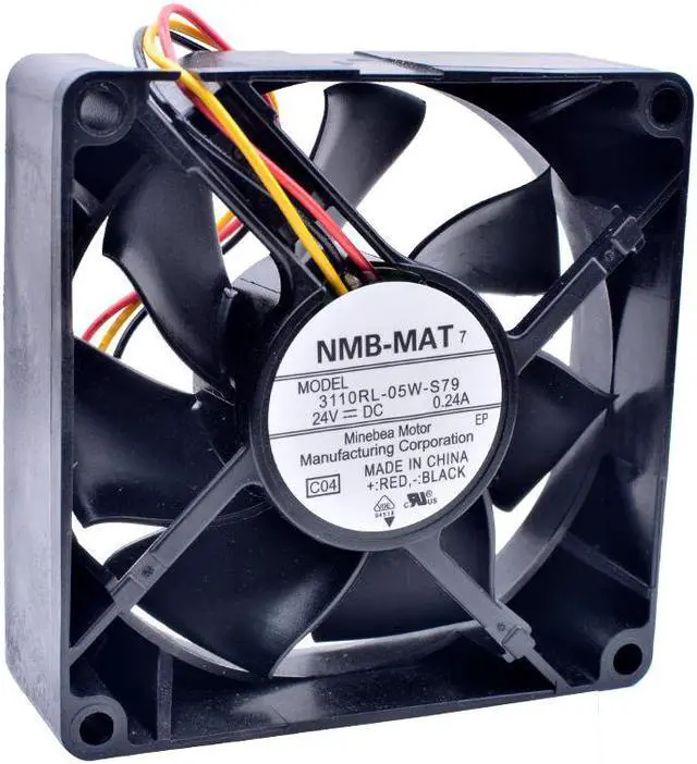 Main image of 3110RL-05W-S79 8cm 8025 80mm 80x80x25mm DC24V 0.24A inverter industrial cooling fan