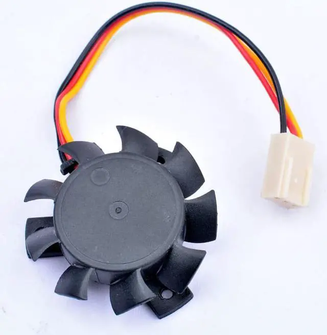 Alt view image 2 of 4 - ST4010HS diameter 37mm mounting hole pitch 27mm DC12V 0.08A 0.96W 3 lines cooling fan for ITX soft router heat sink
