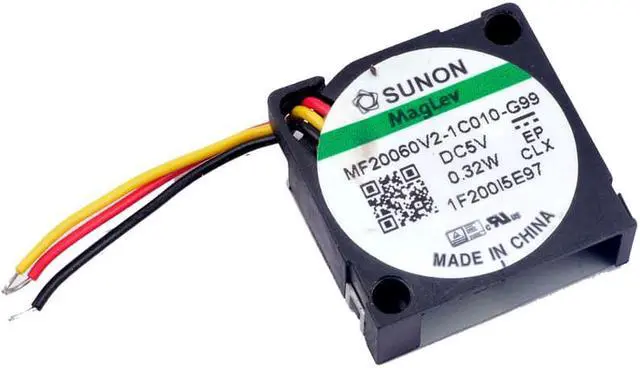 Alt view image 2 of 4 - MF20060V2-1C010-G99 2cm 2006 20x20x6mm 20mm mini fan DC5V 0.32W tiny turbo blower cooling fan