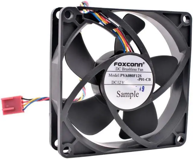 Main image of Product PVA080F12S 8cm 8020 80x80x20mm 80mm fan DC12V 4 lines pwm computer chassis motherboard CPU cooling fan