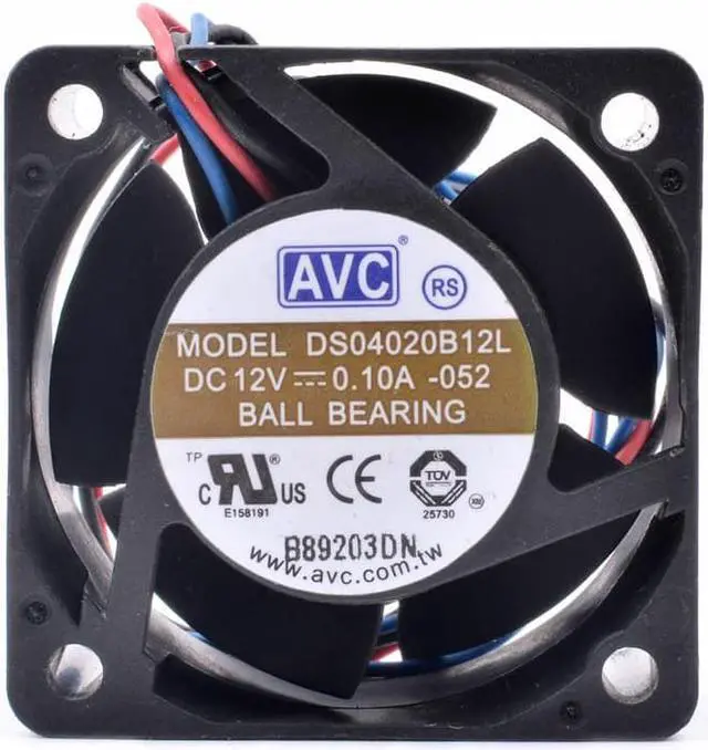 Alt view image 3 of 4 - DS04020B12L 4020 4CM 40x40x20mm 40mm fan 12V 0.10A double ball north and south bridge switch cooling fan