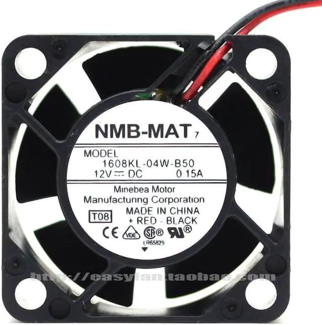 Alt view image 3 of 4 - COOLING REVOLUTION 1608KL-04W-B50 4cm 40mm fan 4020 40x40x20mm 12V 0.15A Double ball bearing large air volume cooling fan