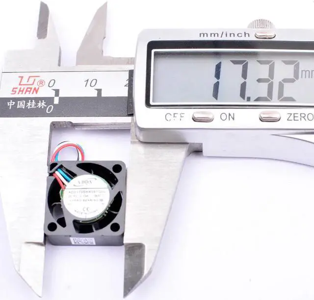 Alt view image 3 of 6 - AD01705HX087G00 1.7cm 17mm 17x17x8mm DC5V 0.10A 4 lines pwm is suitable for micro-devices control speed small cooling fan