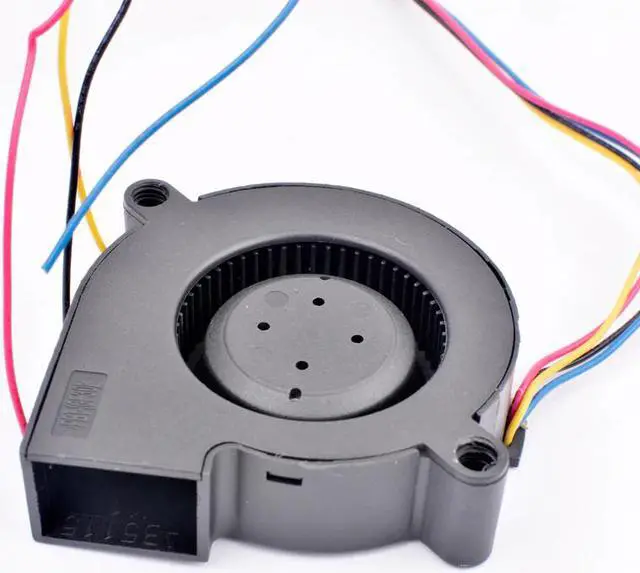Alt view image 2 of 3 - AB0524HB-D0F 50mm blower 5cm 5015 50x50x15mm DC24V 0.15A 4 wires pwm blower cooling fan for inverter