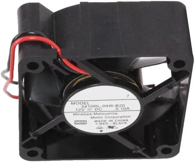 Alt view image 3 of 4 - New and  2410RL-04W-B20 6cm 60mm fan 6025 60x60x25mm DC 12V 0.10A Double ball bearing silent cooling fan