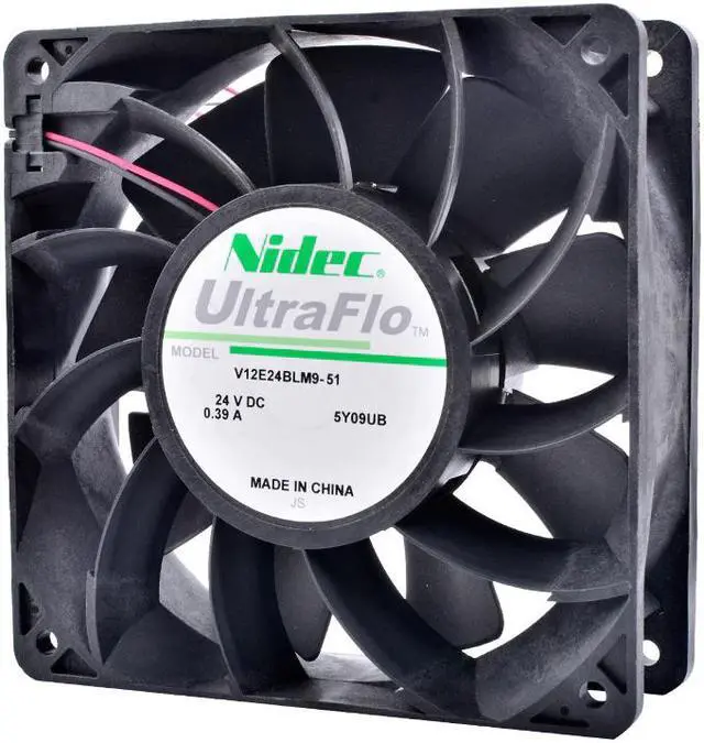Alt view image 2 of 4 - New and original COOLING REVOLUTION V12E24BLM9-51 12cm 12038 DC 24V 0.39A High-end inverter server cooling fan