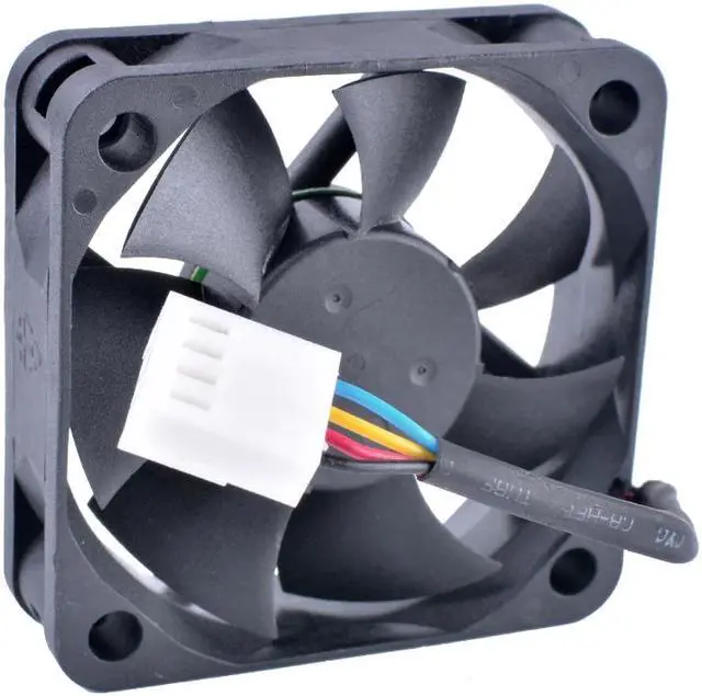 Alt view image 5 of 5 - AFB0512LB 5015 50x50x15mm 50mm fan 12V 0.11A Double ball bearing 4 wire 4pin mute cooling fan